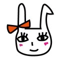 うさこ笑顔